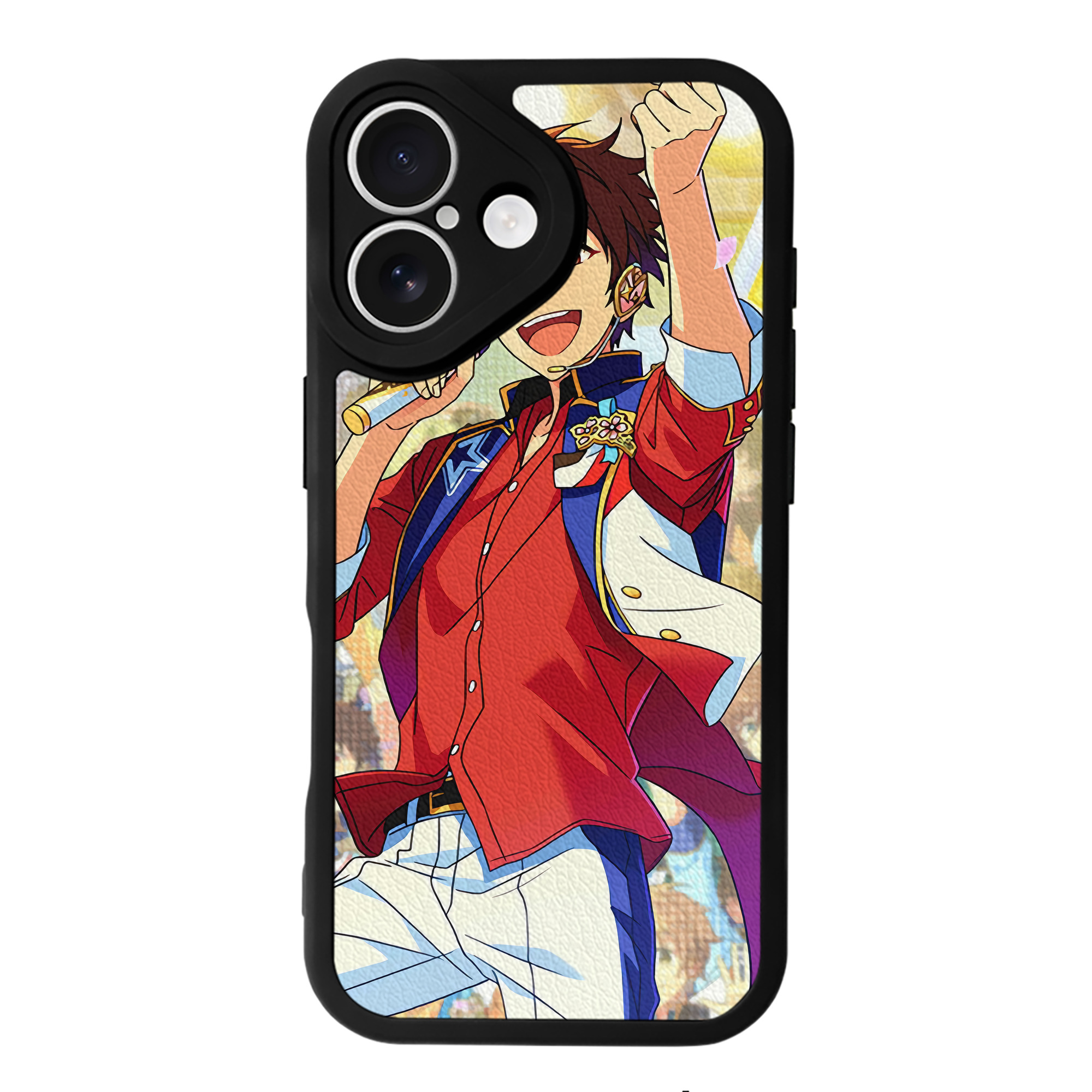 （画像用） あんさんぶるスターズ! Ensemble Stars 【iPhone 16シリーズ対応】シリコンスマホケース（レザー調） 材質：シリコン